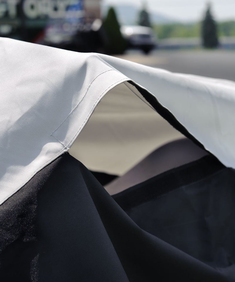 Budge Deluxe Jet Ski Cover Fits Jet Skis 121" to 135" Long x 36.75" Wide, Black/Gray (BA231212015) - Image 5